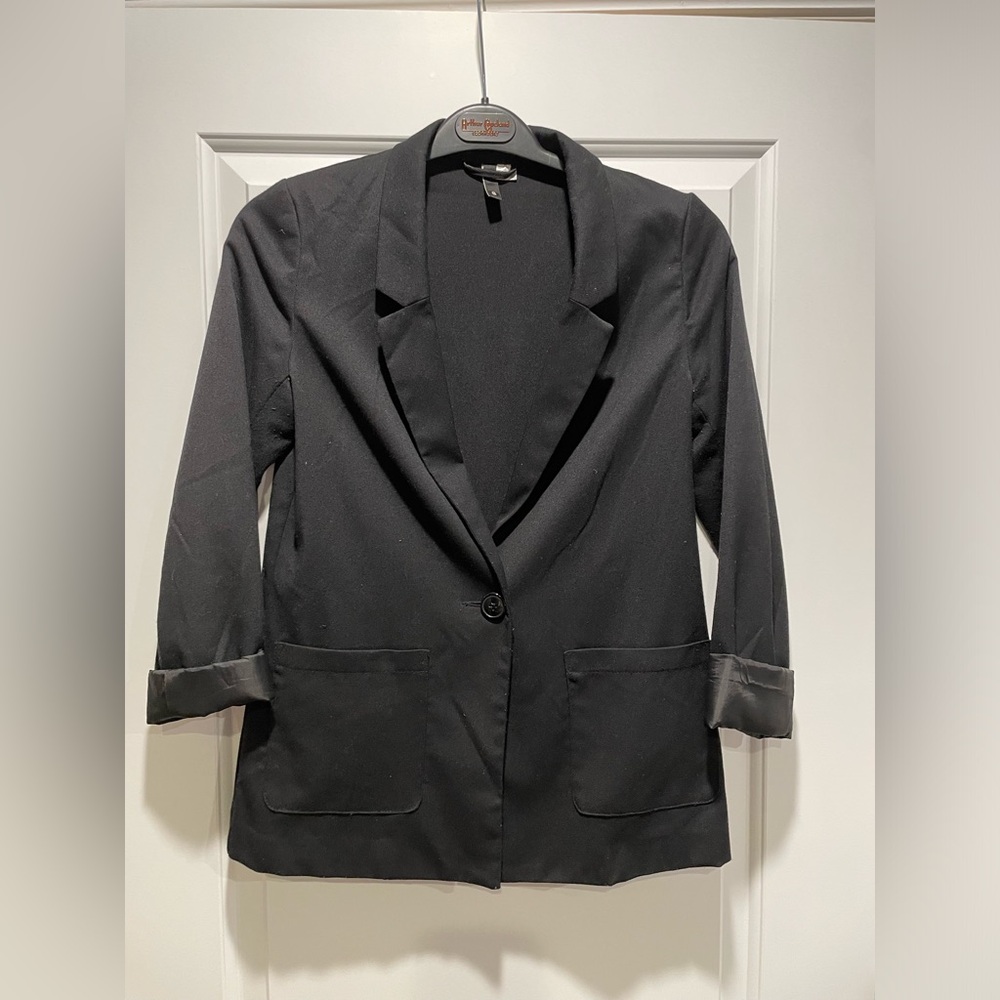 H&M Black Blazer Size 6